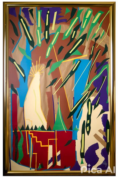 Nuestra Senora de la Luz - a Art Design Artowrk by Tlacaelel Fuentes